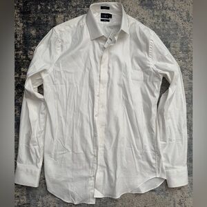 J. Crew White Long-Sleeve Dress Shirt